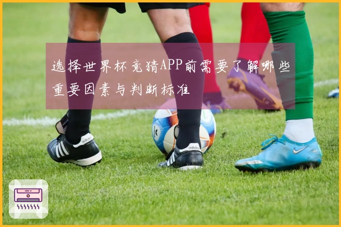 选择世界杯竞猜APP前需要了解哪些重要因素与判断标准