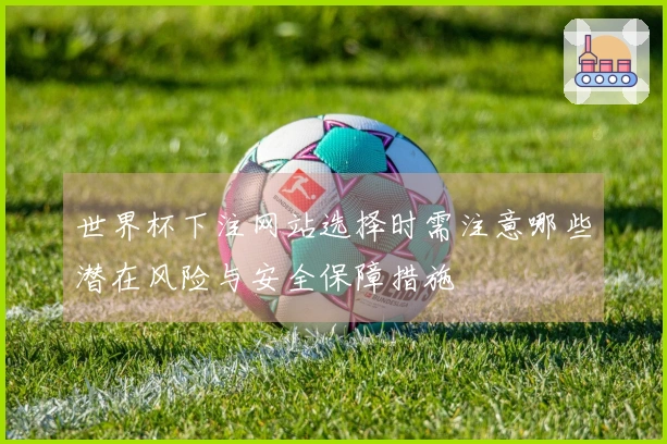 世界杯下注网站选择时需注意哪些潜在风险与安全保障措施